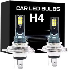 COPPIA LAMPADINE H4 LED 110W