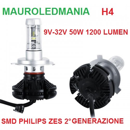 Kit led lampadine - kit, h4