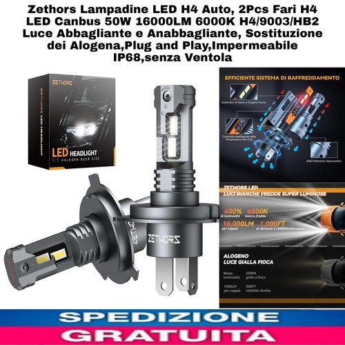 Lampadine led auto 2pz fari - lampadine,
